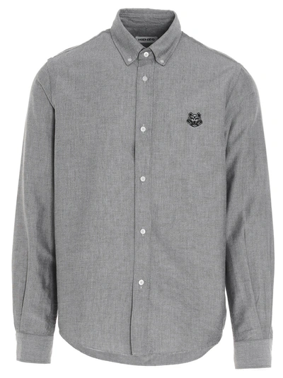 Kenzo Basic Logo Shirt In Black