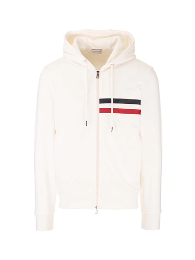 Shop Moncler Sweater In White