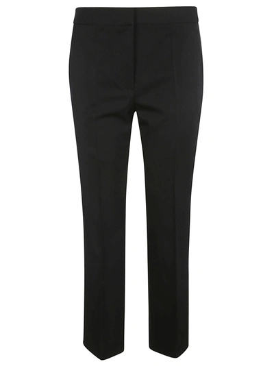 Shop Stella Mccartney Carlie Twill Tailored Trousers In Black
