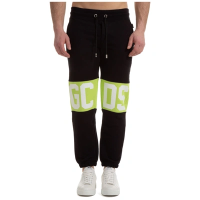 Shop Gcds Band Logo Tracksuit Bottoms In Nero