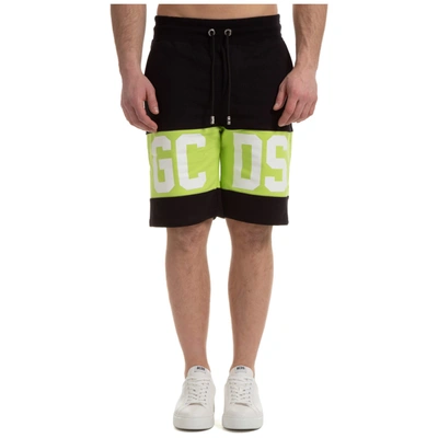 Shop Gcds Band Logo Shorts In Nero
