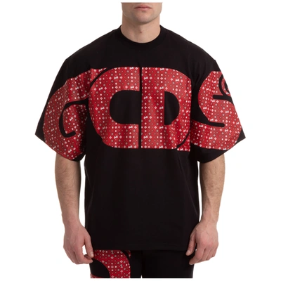 Shop Gcds Macro Logo T-shirt In Black