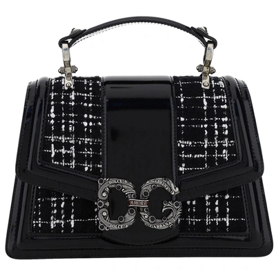 Shop Dolce & Gabbana Amore Handbags In Nero