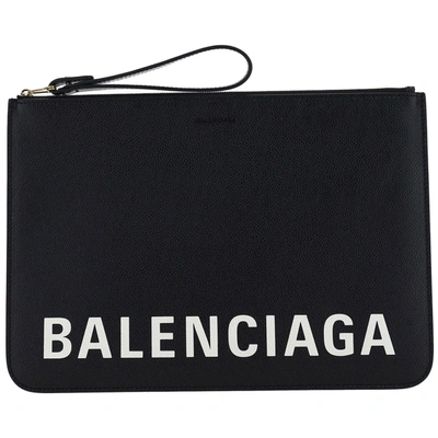 Shop Balenciaga Liberty Mini Clutch Bag In Nero
