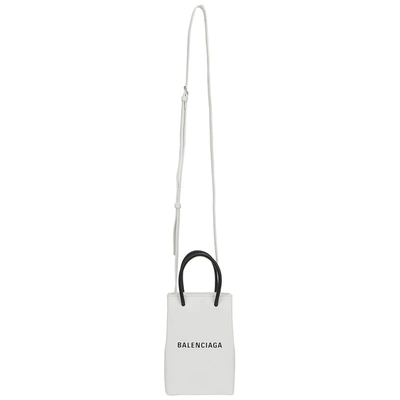 Shop Balenciaga Nuxx Crossbody Bags In Bianco