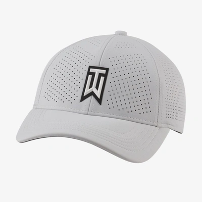 Nike Men's Aerobill Tiger Woods Heritage86 Perforated Golf Hat In  White/black | ModeSens