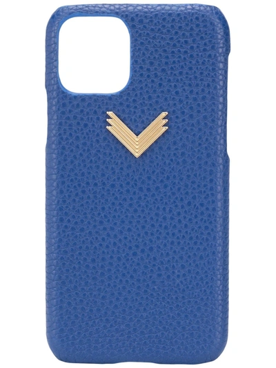 Shop Manokhi X Velante Iphone 11 Pro Case In Blue