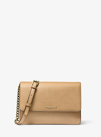 Daniela large saffiano 2024 leather crossbody bag