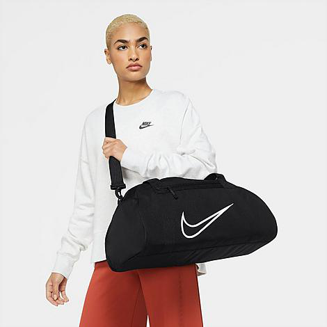 Nike Women's Gym Club Duffel Bag In Black | ModeSens