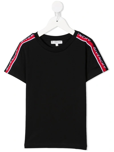 Shop Givenchy Loog-trimmed T-shirt In Black