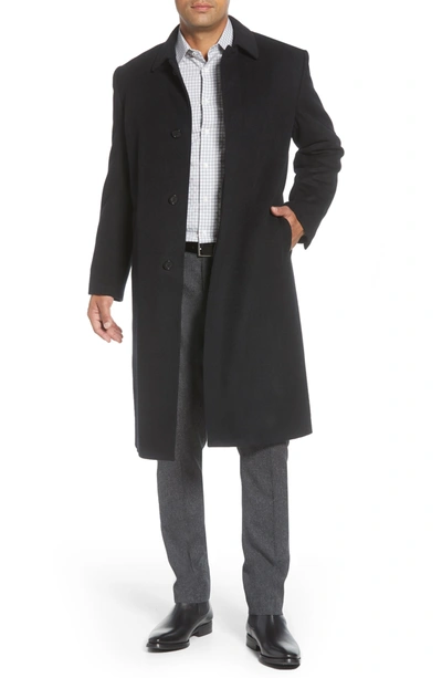 Shop Hart Schaffner Marx Stanley Coat In Black