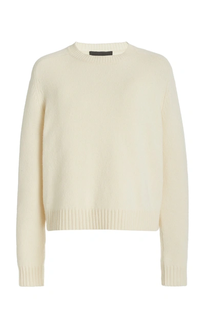 Shop Nili Lotan Sirena Wool Sweater In White