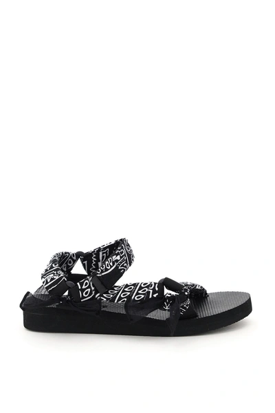 Shop Arizona Love Trekky Bandana Sandals In Black (black)