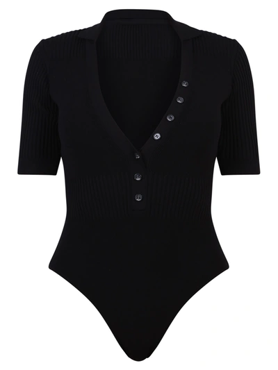 Shop Jacquemus Le Yauco Bodysuit In Black