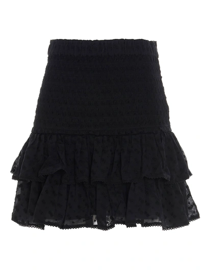 Shop Isabel Marant Étoile Tinaomi Skirt In Black