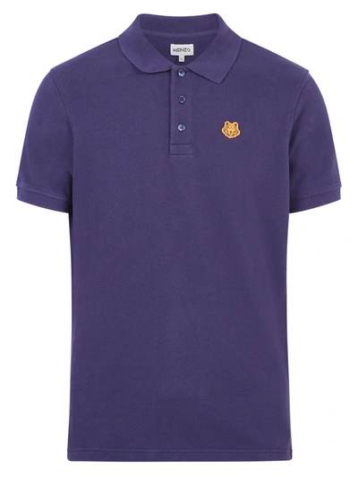 Shop Kenzo Regular Fit Polo In Blue