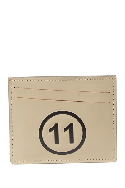 Shop Maison Margiela Portafoglio Card Case In Sierra T2230