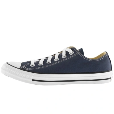 Shop Converse All Star Ox Trainers Navy