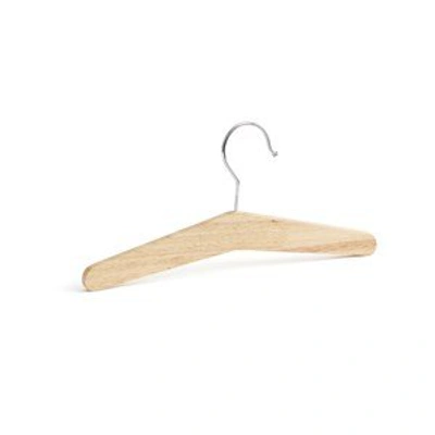 Shop Kids Concept 3-pack Natural Saga Hangers In Brown