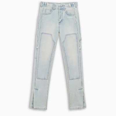 Shop Off-white &trade; Light Blue Boyfriend Jeans