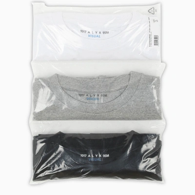 Shop 1017 A L Y X 9sm White, Black, Grey T-shirt - 3 Pack In Multicolor
