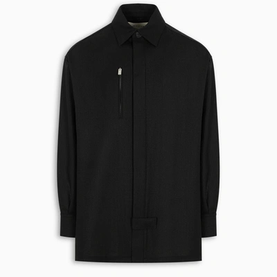 Shop 1017 A L Y X 9sm Shirt Style Field Jacket In Black