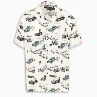 Shop Represent Vintage Car Print Short Sleeved Shirt