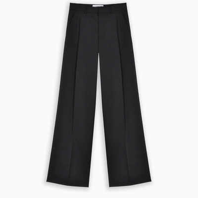 Shop Loewe Black Palazzo Trousers