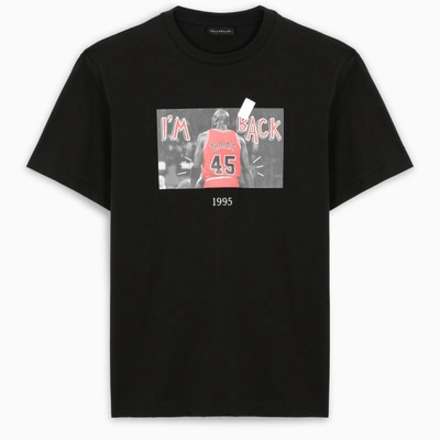 Shop Throwback Black Michael Jordan T-shirt