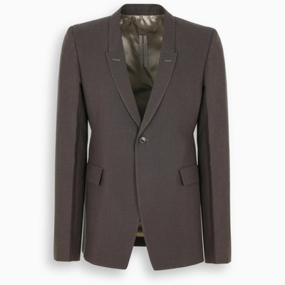 Rick Owens Bronze Extreme Soft Jacket In Grey | ModeSens