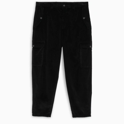 Shop Dolce & Gabbana Black Cargo Trousers