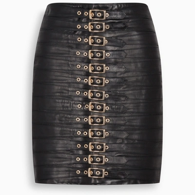 Shop Manokhi Black Dita Mini Skirt