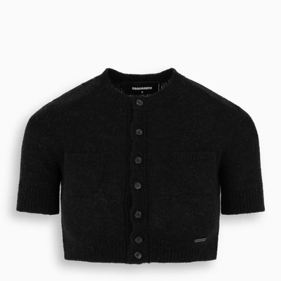 Shop Dsquared2 Black Mini Fit Cardigan