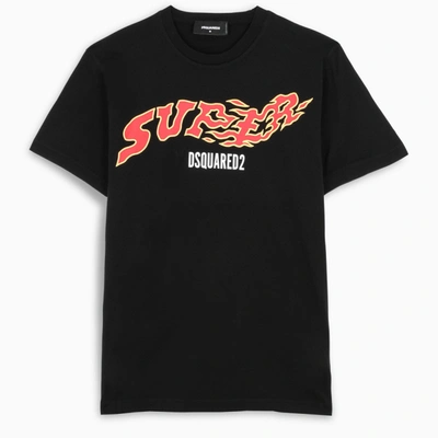 Shop Dsquared2 Black Super T-shirt