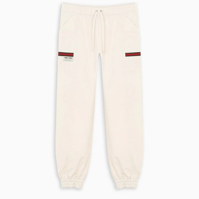 Shop Gucci White Track Pants