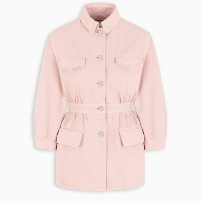 Shop Prada Pink Denim Jacket