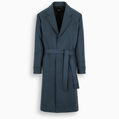 Shop A-cold-wall* Blue Single-breasted Coat