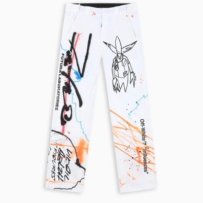 Shop Off-white &trade; White Future Rainbow Jeans