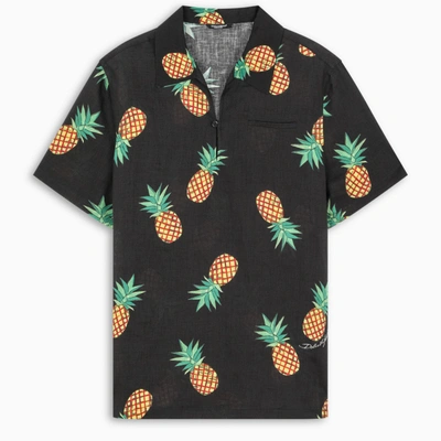 Shop Dolce & Gabbana Short Sleeved Shirt With Pineapples In Print