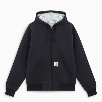 Shop Carhartt Dark Blue Car-lux Hooded Jacket