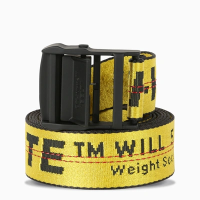 Shop Off-white Yellow Industrial 35mm Belt