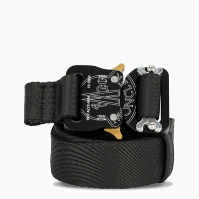 Shop Moncler Genius Black Fabric Belt