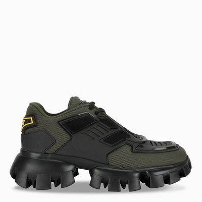 Shop Prada Women's Green/black Cloudbust Thunder Sneakers