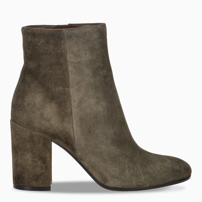 Shop Gianvito Rossi Green Suede Boots