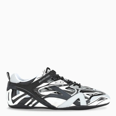 Shop Balenciaga Grey And Black Drive Sneakers
