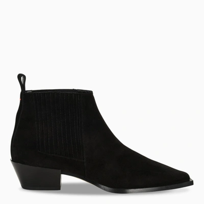 Shop Aeyde Black Bea Ankle Boots
