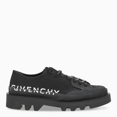 Shop Givenchy Black Clapham Low-top Sneakers