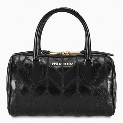 Shop Miu Miu Black Leather Handbag