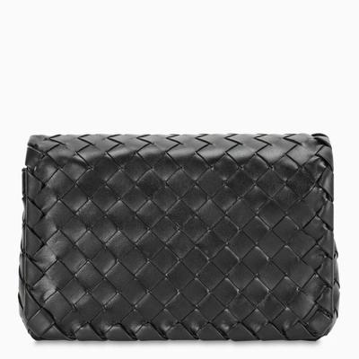 Shop Bottega Veneta Black Baby Olimpia Bag