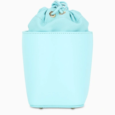 Shop Nico Giani Sky Blue Adenia Micro Bucket Bag In Light Blue